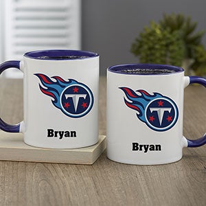 NFL Tennessee Titans Personalized Coffee Mug 11oz. - Blue - 32964-BL