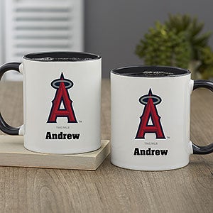 MLB Los Angeles Angels Personalized Coffee Mug 11oz. - Black - 32973-B