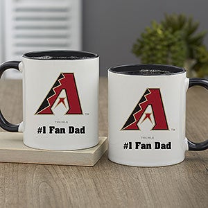 MLB Arizona Diamondbacks Personalized Coffee Mug 11oz. - Black - 32974-B