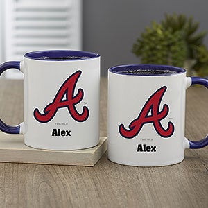 MLB Atlanta Braves Personalized Coffee Mug 11oz. - Blue - 32975-BL