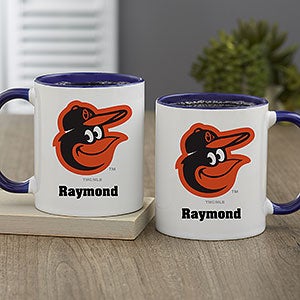 MLB Baltimore Orioles Personalized Coffee Mug 11oz. - Blue - 32976-BL