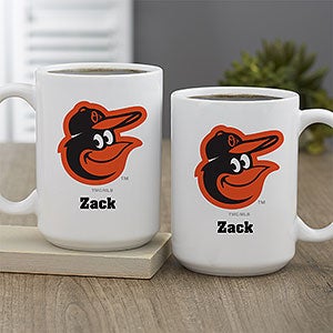 MLB Baltimore Orioles Personalized Coffee Mug 15 oz. - White - 32976-L