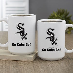 MLB Chicago White Sox Personalized Coffee Mug 15 oz. - White - 32979-L