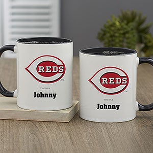 MLB Cincinnati Reds Personalized Coffee Mug 11oz. - Black - 32980-B