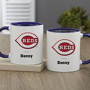 MLB Cincinnati Reds Personalized Coffee Mug 11oz. - Blue - 32980-BL