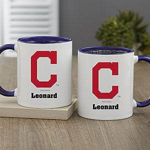 MLB Cleveland Guardians Personalized Coffee Mug 11oz. - Blue - 32981-BL