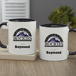 MLB Colorado Rockies Personalized Coffee Mug 11oz. - Black - 32982-B
