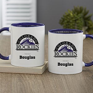 MLB Colorado Rockies Personalized Coffee Mug 11oz. - Blue - 32982-BL