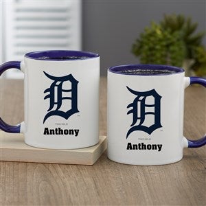 MLB Detroit Tigers Personalized Coffee Mug 11oz. - Blue - 32983-BL