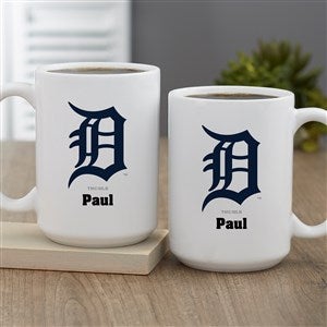 MLB Detroit Tigers Personalized Coffee Mug 15 oz. - White - 32983-L