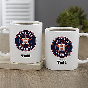 MLB Houston Astros Personalized Coffee Mug 11 oz.- White - 32984-S