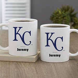 MLB Kansas City Royals Personalized Coffee Mug 11 oz.- White - 32986-S