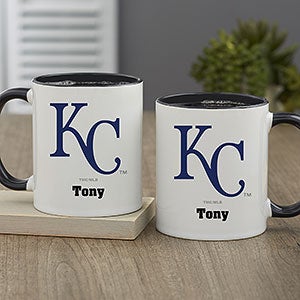 MLB Kansas City Royals Personalized Coffee Mug 11oz. - Black - 32986-B