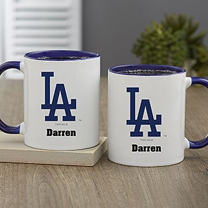 MLB Los Angeles Dodgers Personalized Coffee Mug 11oz. - Blue - 32987-BL