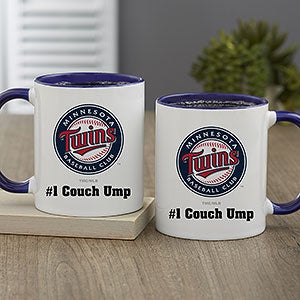 MLB Minnesota Twins Personalized Coffee Mug 11oz. - Blue - 32990-BL