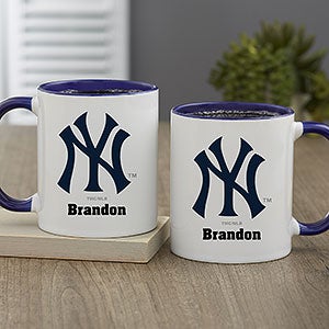 MLB New York Yankees Personalized Coffee Mug 11oz. - Blue - 32992-BL