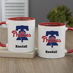 MLB Philadelphia Phillies Personalized Coffee Mug 11oz. - Red - 32994-R