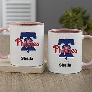 MLB Philadelphia Phillies Personalized Coffee Mug 11oz. - Pink - 32994-P