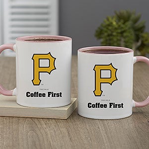 MLB Pittsburgh Pirates Personalized Coffee Mug 11oz. - Pink - 32995-P
