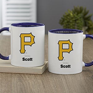 MLB Pittsburgh Pirates Personalized Coffee Mug 11oz. - Blue - 32995-BL