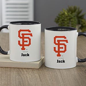 MLB San Francisco Giants Personalized Coffee Mug 11oz. - Black - 32997-B