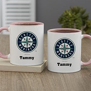 MLB Seattle Mariners Personalized Coffee Mug 11oz. - Pink - 32998-P