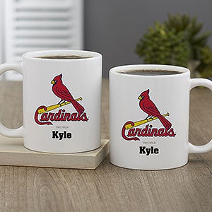 MLB St. Louis Cardinals Personalized Coffee Mug 11 oz.- White - 32999-S