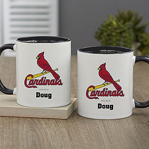 MLB St. Louis Cardinals Personalized Coffee Mug 11oz. - Black - 32999-B