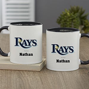 MLB Tampa Bay Rays Personalized Coffee Mug 11oz. - Black - 33000-B