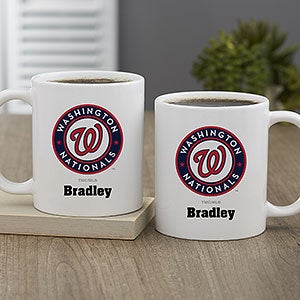 MLB Washington Nationals Personalized Coffee Mug 11 oz.- White - 33003-S