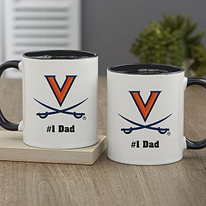 NCAA Virginia Cavaliers Personalized Coffee Mug 11oz - Black - 33007-B