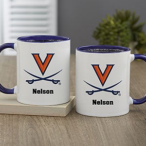 NCAA Virginia Cavaliers Personalized Coffee Mug 11oz. - Blue - 33007-BL