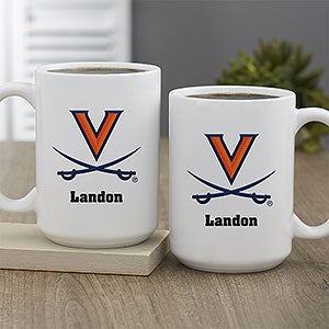 NCAA Virginia Cavaliers Personalized Coffee Mug 15 oz White - 33007-L
