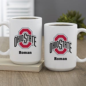 NCAA Ohio State Buckeyes Personalized Coffee Mug 15oz White - 33013-L