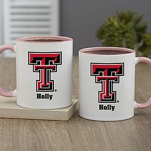 NCAA Texas Tech Red Raiders Personalized Coffee Mug 11oz Pink - 33015-P