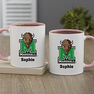 NCAA Marshall Thundering Herd Personalized Coffee Mug 11oz Pink - 33020-P