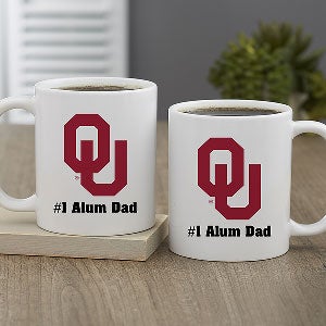 NCAA Oklahoma Sooners Personalized Coffee Mug 11 oz.- White - 33021-S