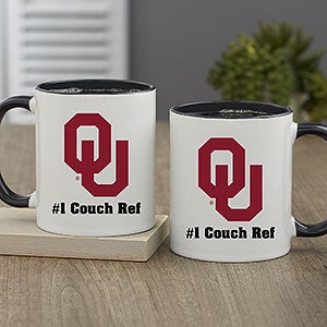 NCAA Oklahoma Sooners Personalized Coffee Mug 11oz. - Black - 33021-B