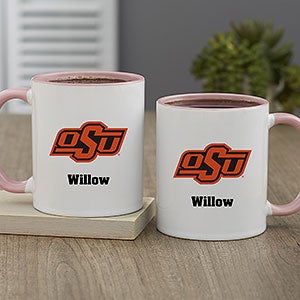 NCAA Oklahoma State Cowboys Personalized Coffee Mug 11oz Pink - 33022-P