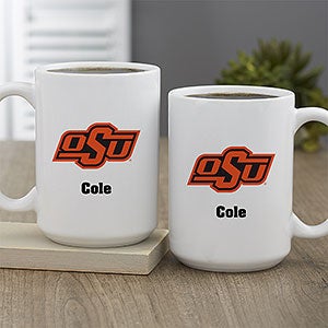 NCAA Oklahoma State Cowboys Personalized Coffee Mug 15oz White - 33022-L