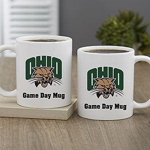 NCAA Ohio Bobcats Personalized Coffee Mug 11 oz.- White - 33023-S