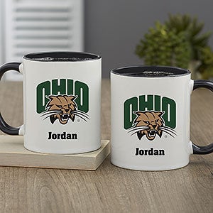 NCAA Ohio Bobcats Personalized Coffee Mug 11oz. - Black - 33023-B