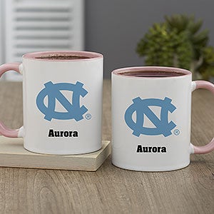 NCAA North Carolina Tar Heels Personalized Coffee Mug 11oz Pink - 33024-P