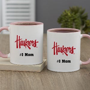 NCAA Nebraska Cornhuskers Personalized Coffee Mug 11oz Pink - 33025-P