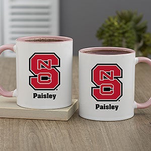 NCAA NC State Wolfpack Personalized Coffee Mug 11oz PInk - 33026-P