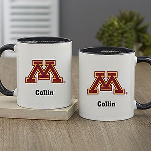 NCAA Minnesota Golden Gophers Personalized Coffee Mug 11oz. - Black - 33029-B