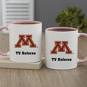 NCAA Minnesota Golden Gophers Personalized Coffee Mug 11oz Pink - 33029-P