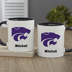 NCAA Kansas State Wildcats Personalized Coffee Mug 11oz Black - 33035-B