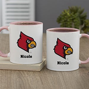 NCAA Louisville Cardinals Personalized Coffee Mug 11oz Pink - 33038-P