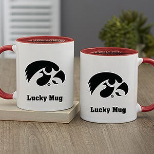 NCAA Iowa Hawkeyes Personalized Coffee Mug 11oz. - Red - 33039-R